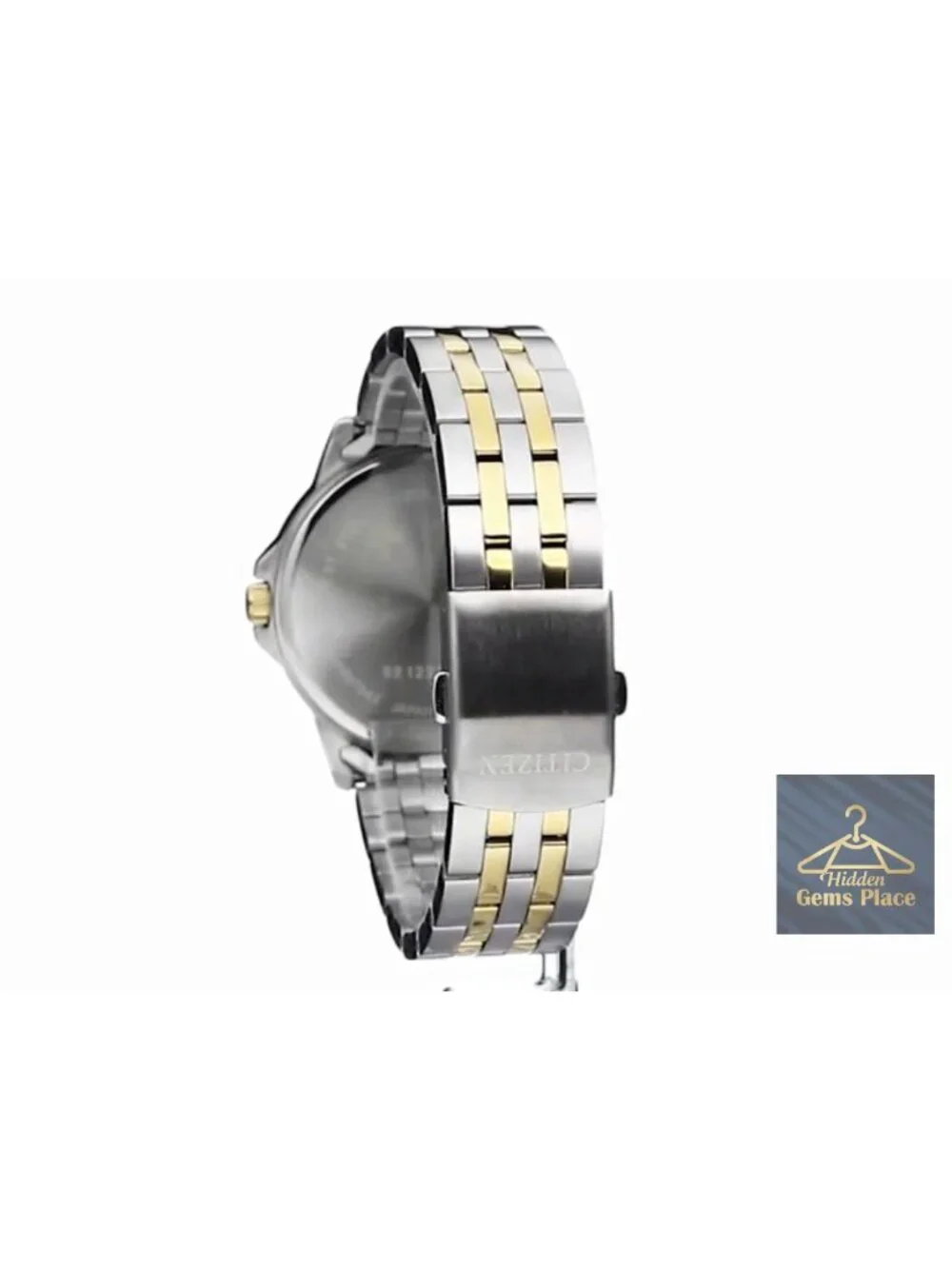 Citizen Men's Stainless Steel Watch Japanese Quartz Two-Tone Day Date 41mm